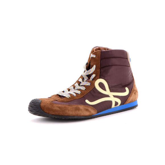 Loewe Women's Ballet Runner 2.0 High-Top Sneakers Suede and Nylon